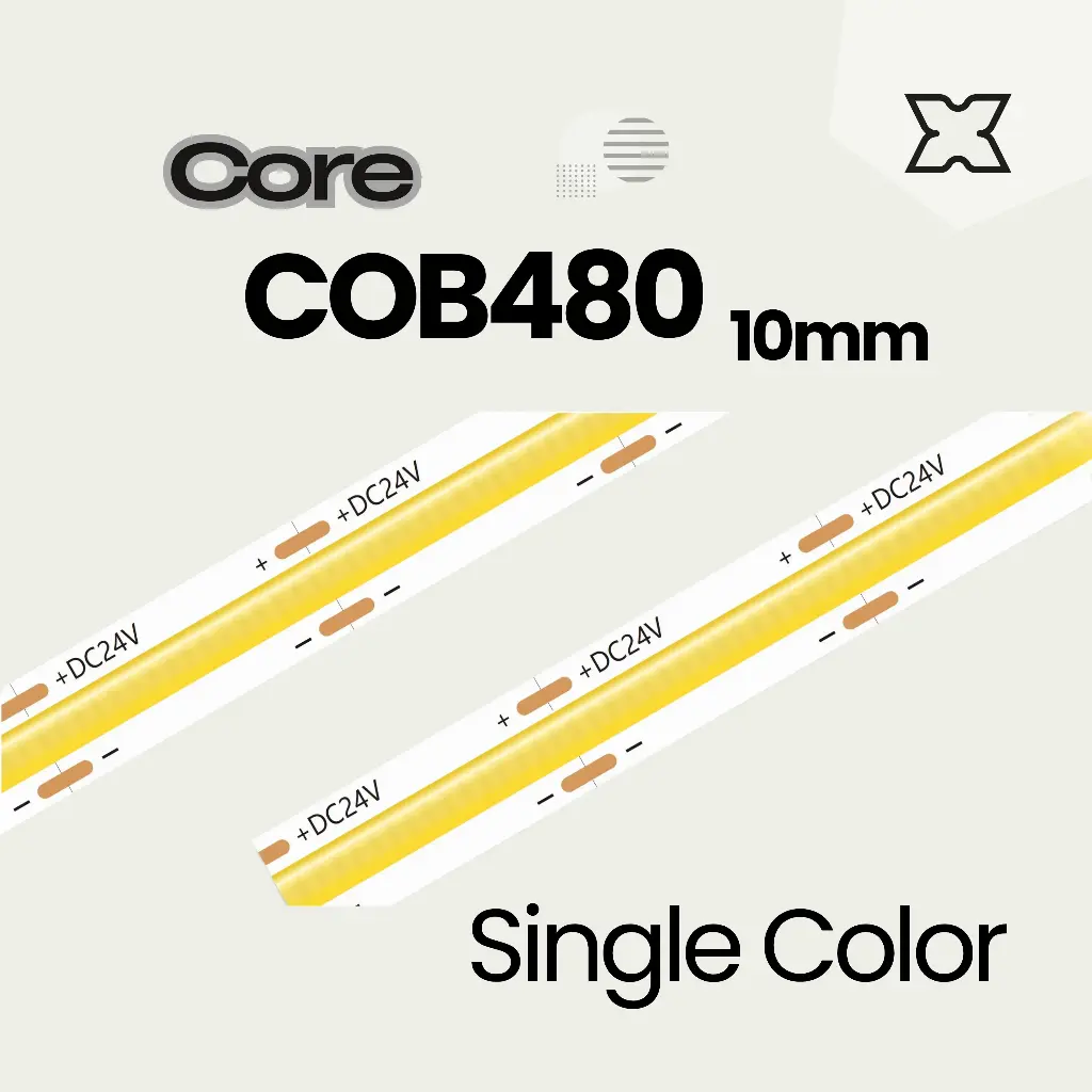 Core Single Color COB480 10mm