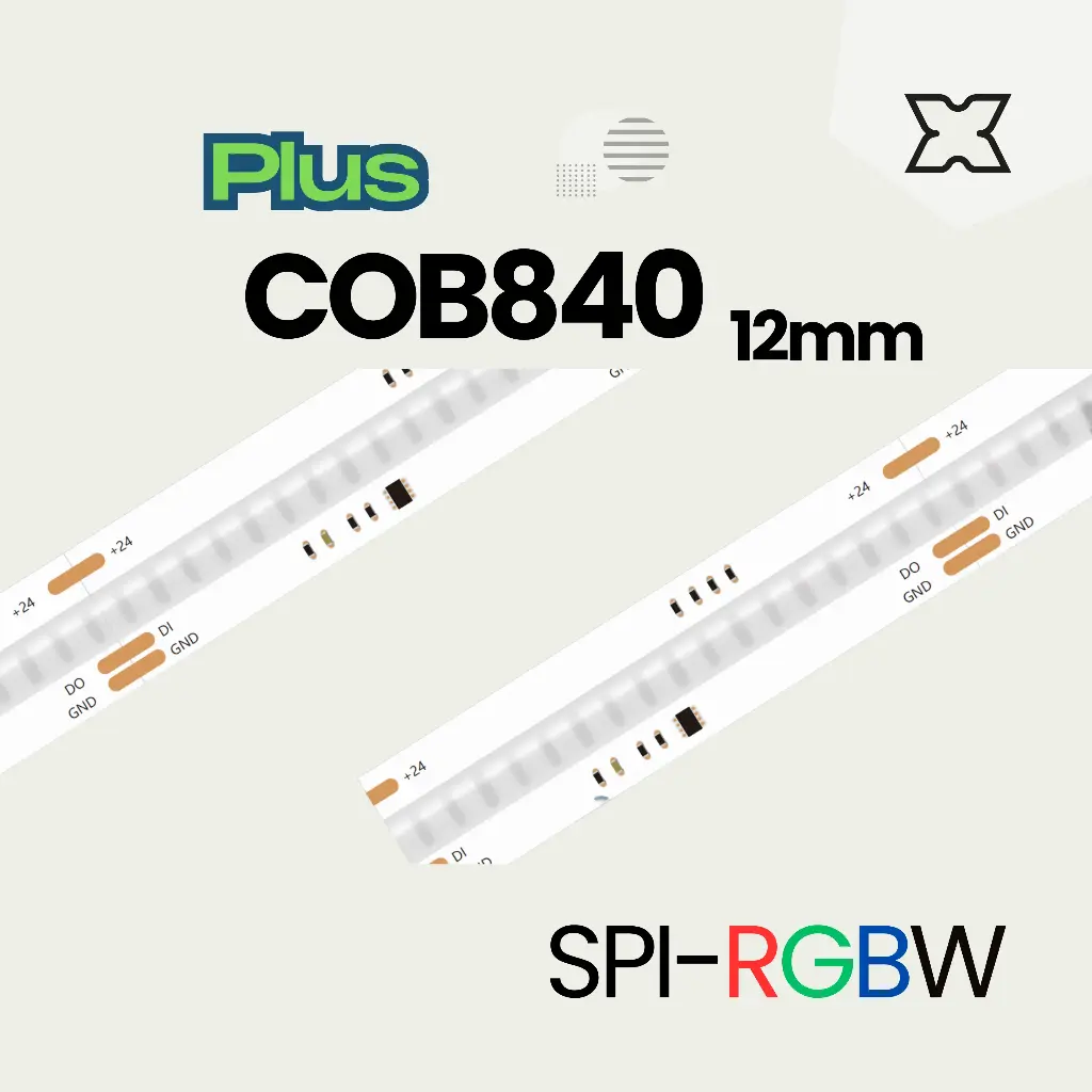 Plus SPI RGBW COB840SPIW12mm